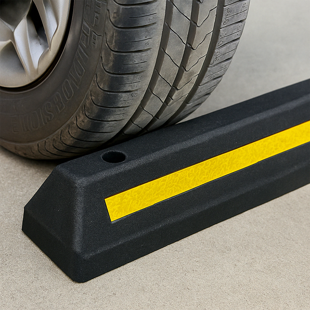 Zestaw do wydzielania miejsc parkingowych, 2 elementy, 54 cm, z taśmą odblaskową – do skutecznego oznaczania miejsc parkingowych