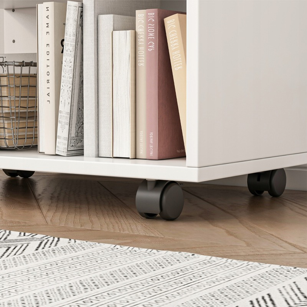 Szafka biała 60 cm – nowoczesny design w stylu loftowym, idealna do biura lub domowego gabinetu