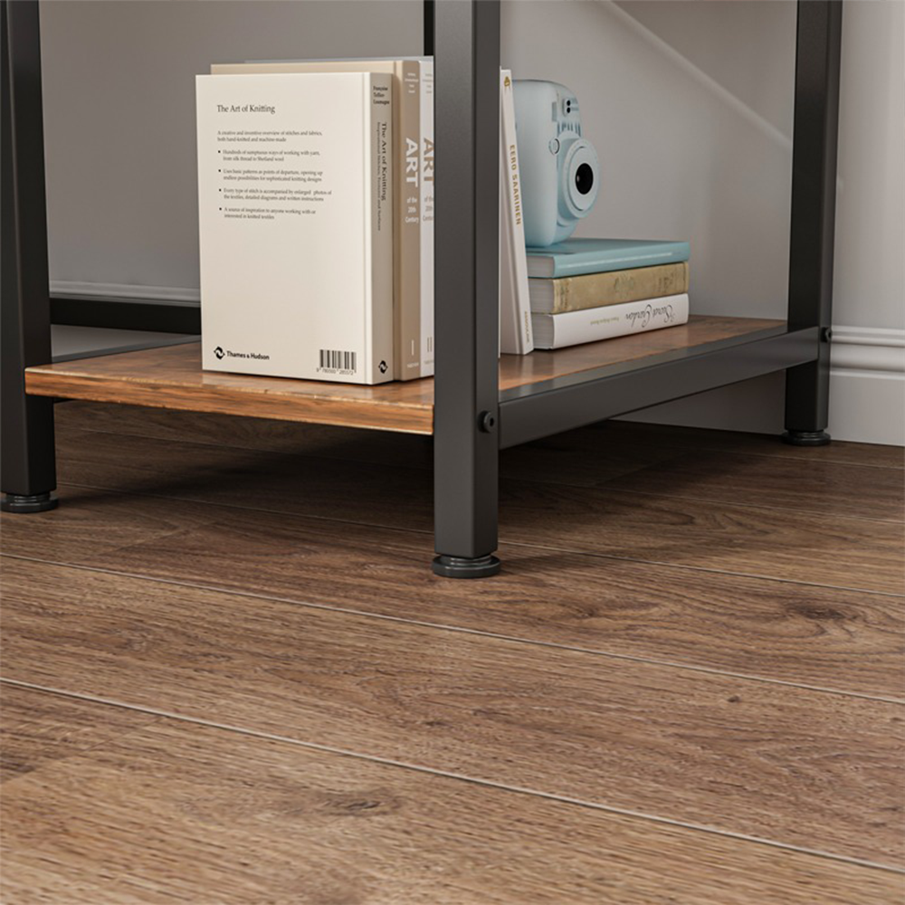 Biurko narożne w stylu industrialnym vintage – 150 x 75 x 50 cm – rustykalny design loftowy