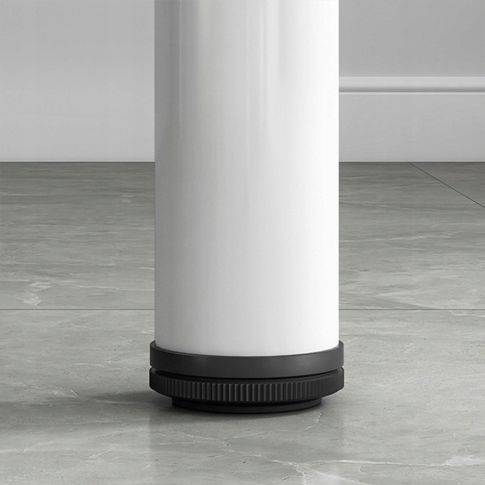 Nowoczesne białe biurko w stylu loftowym – 100x75x50 cm