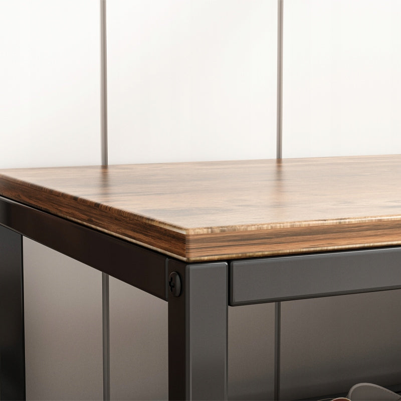 Szafka na buty – 100 x 30 x 45 cm, styl industrialny loft, z 2 półkami