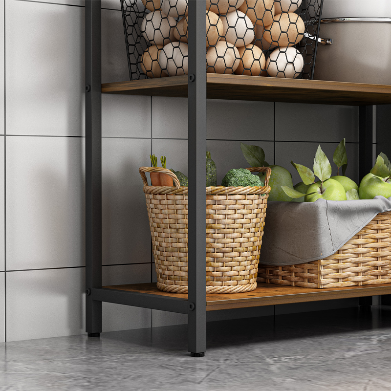 Regał w stylu industrialnym - 66x30x186 cm, MDF i metal, solidny i elegancki loftowy design