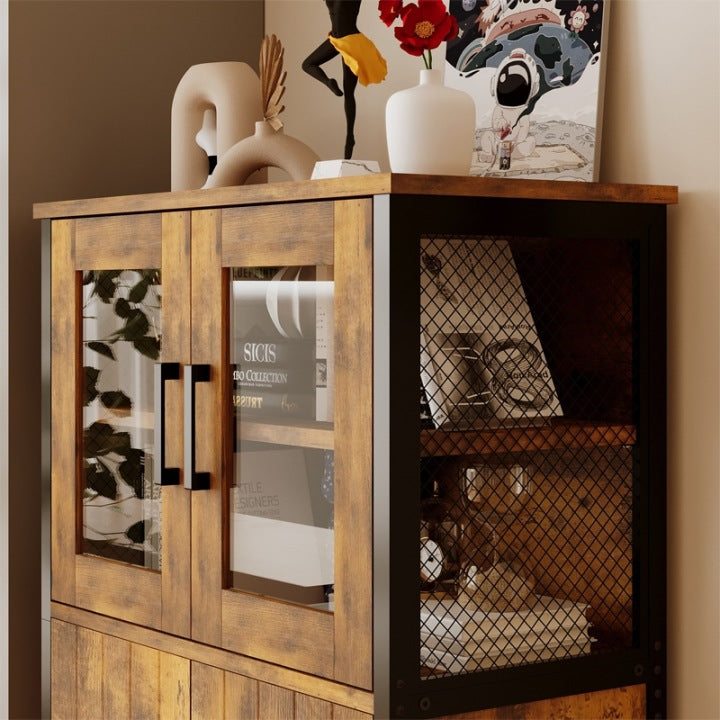 Komoda Rustykalna Loft Retro – Kredens Vintage do Salonu i Kuchni