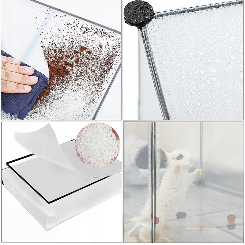 Wybieg kojec zagroda dla małych zwierząt gryzoni królików chomików 125 cm