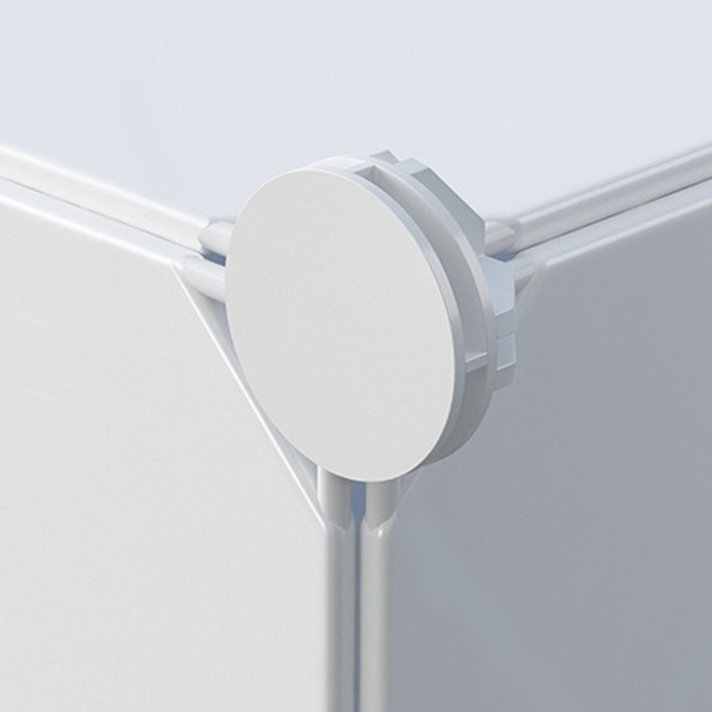 Składana szafa modułowa dla dzieci – 146x110x36 cm, kolorowe wzory, metalowy stelaż