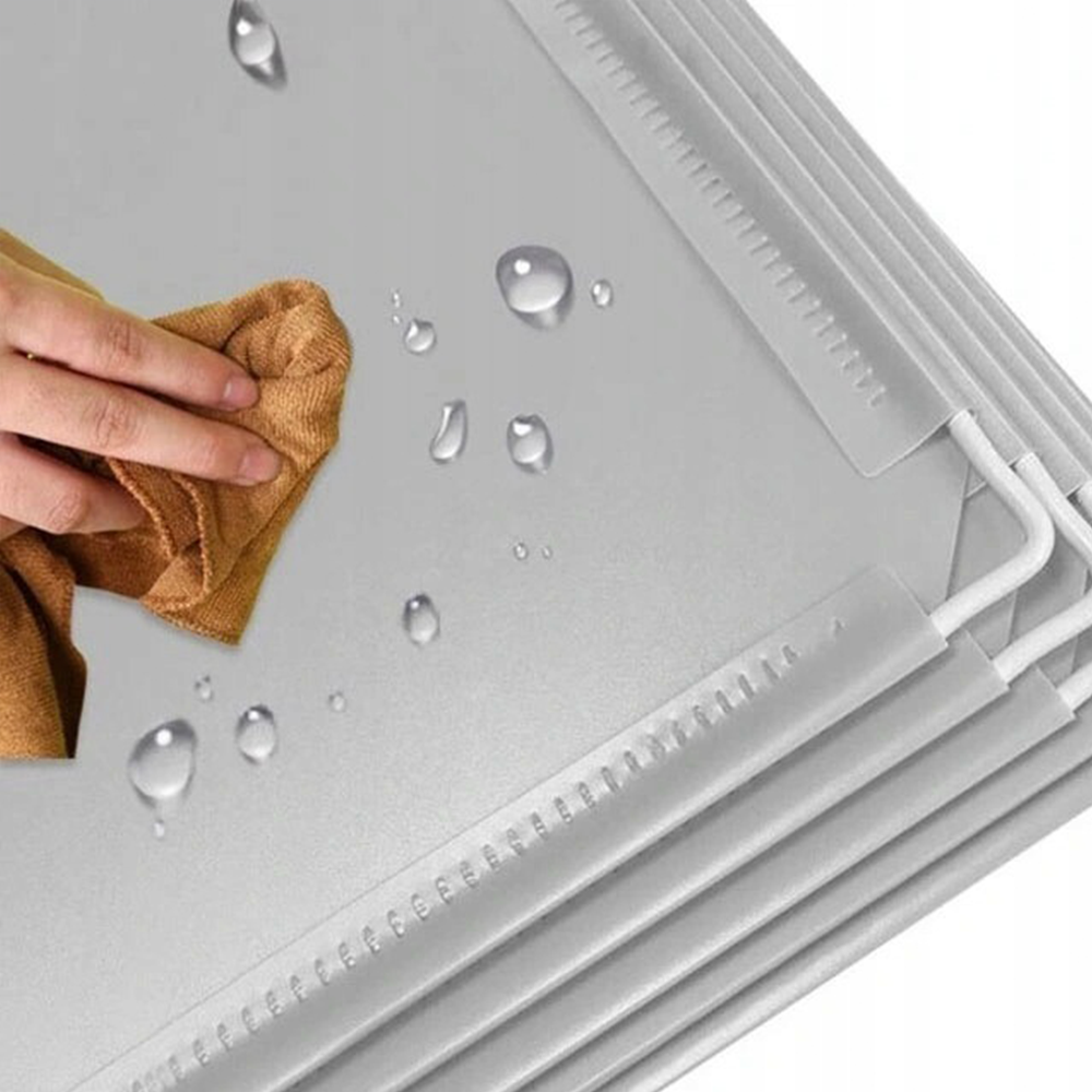 Duża szafa modułowa z wodoodpornymi półkami - 183x183x47 cm, minimalistyczny styl