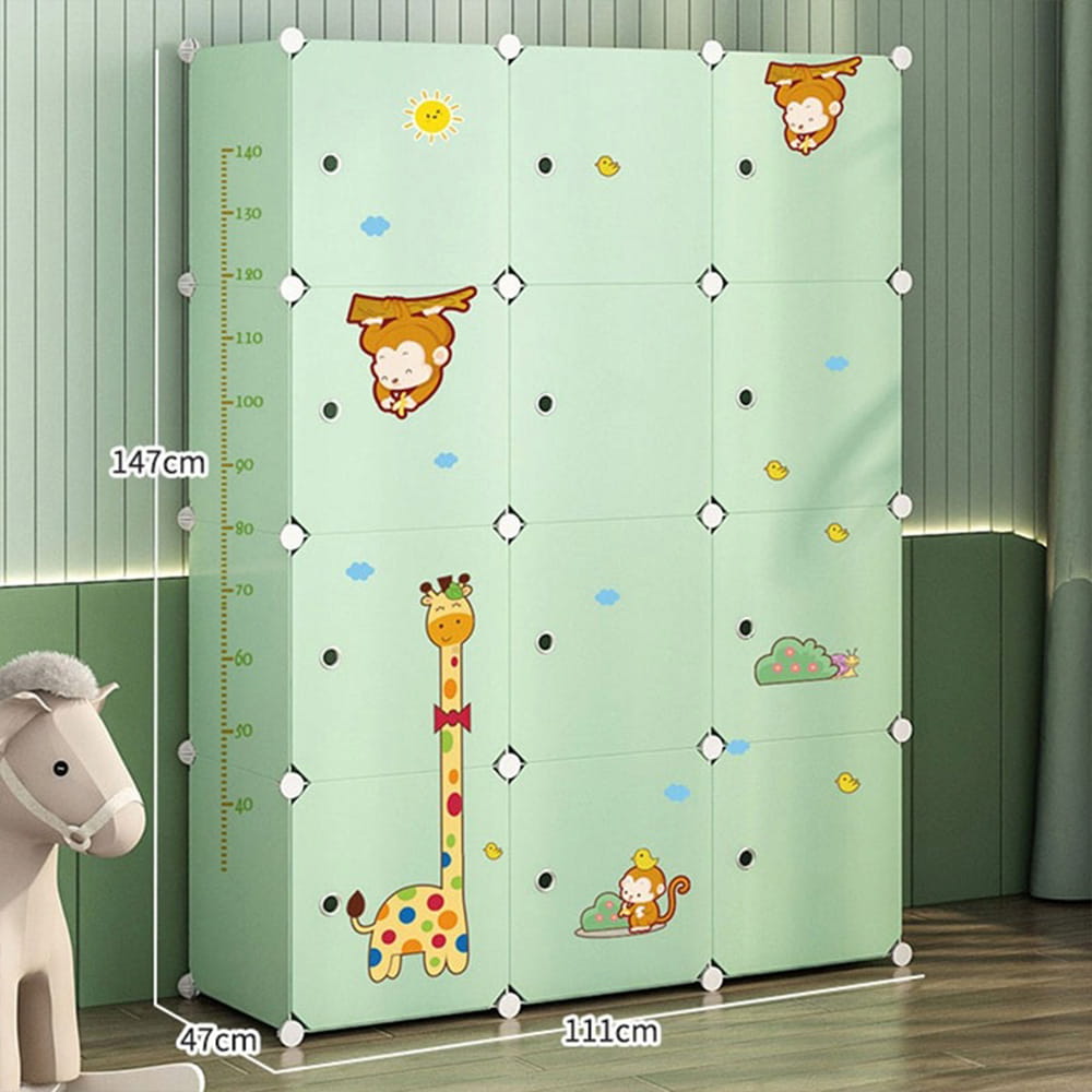 Lekka składana szafa 147x111x47 cm – idealne rozwiązanie do przechowywania w małych pomieszczeniach