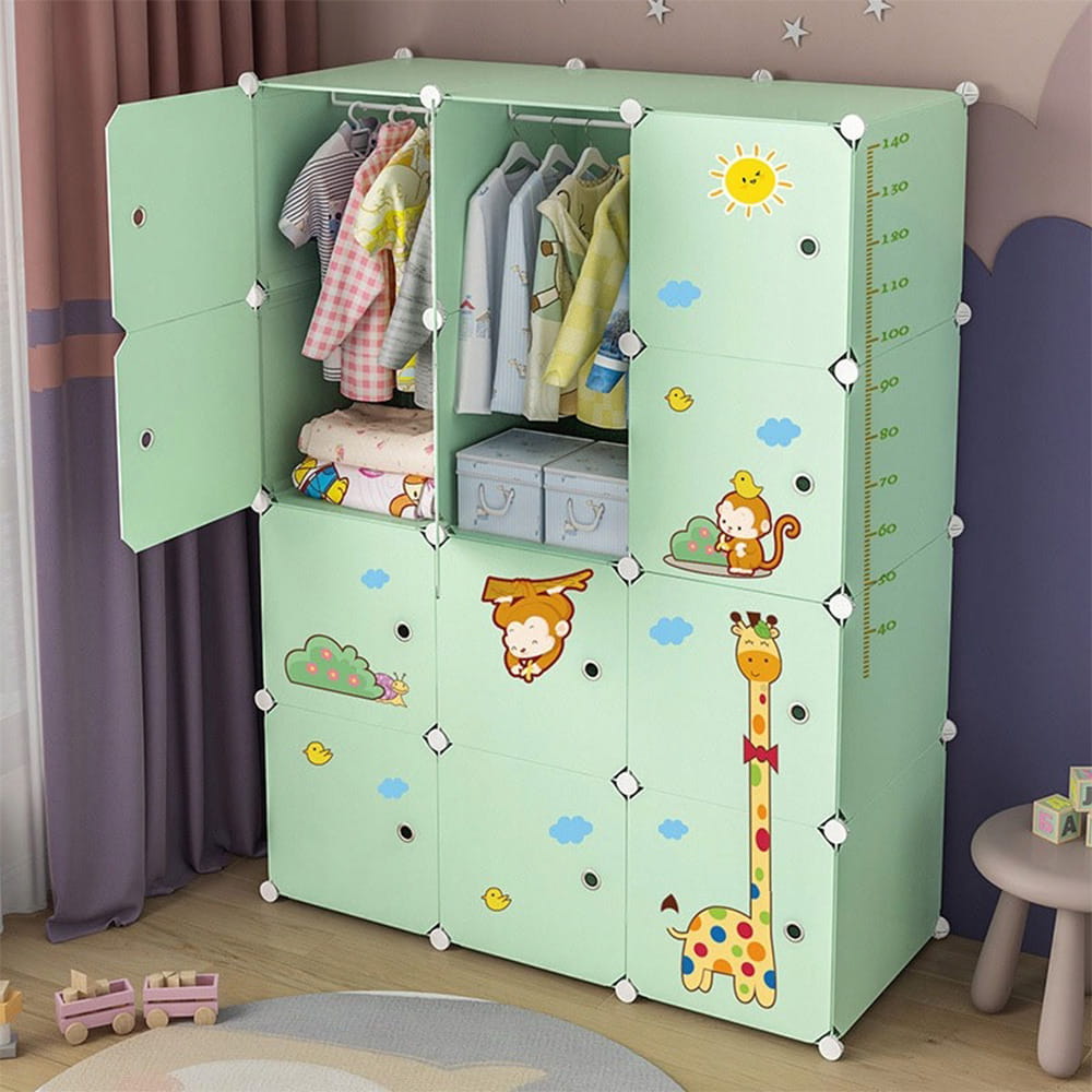 Lekka składana szafa 147x111x47 cm – idealne rozwiązanie do przechowywania w małych pomieszczeniach