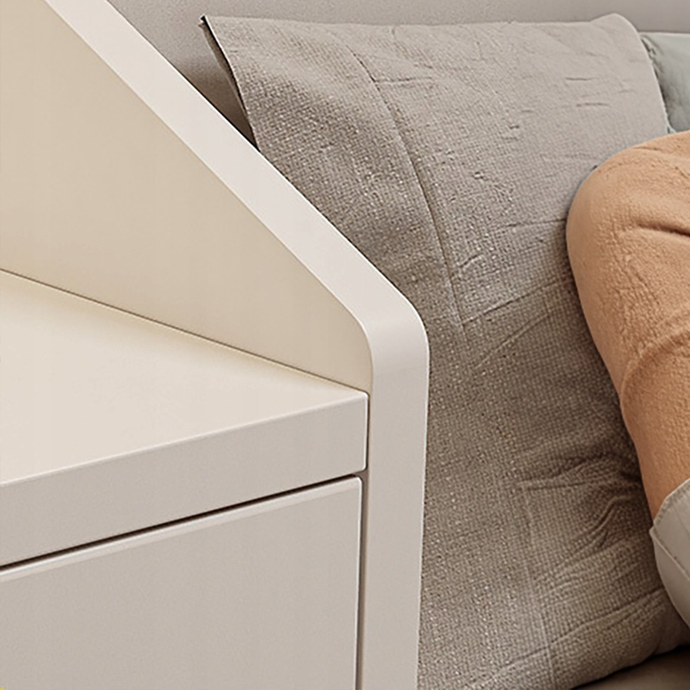 Biała toaletka z lustrem, 70x40x130 cm - Stylowe i praktyczne rozwiązanie do sypialni lub łazienki