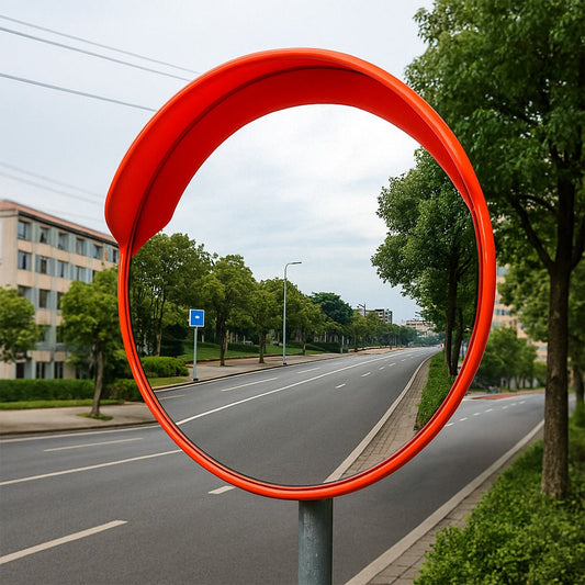 Lustro drogowe, 45 cm – zwiększona widoczność na skrzyżowaniach i zakrętach