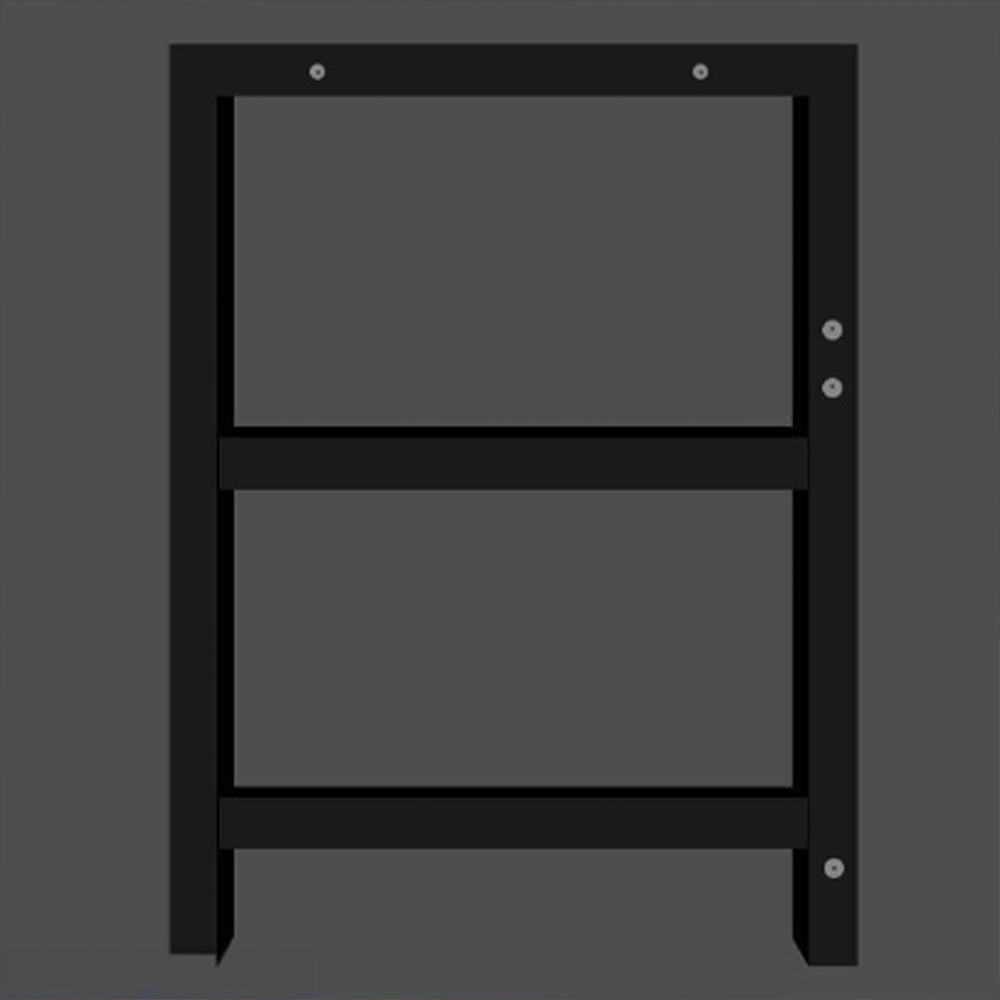 Biurko gamingowe 120 cm czarne – styl loft, blat MDF i metalowa rama, ergonomiczny design