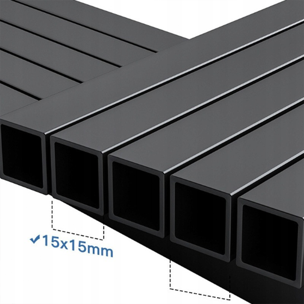 Biblioteczka w stylu industrialnym rustykalnym z połączeniem metalu i drewna – 174x80x30 cm, 6 półek.