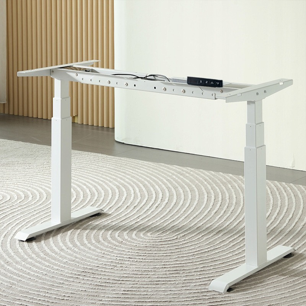 Biurko z elektryczną regulacją wysokości – 140 x 60 x 72 cm, do ergonomicznej pracy i gier