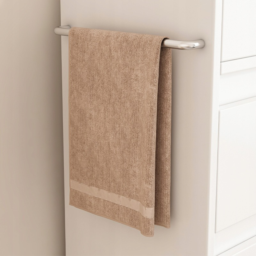 Biała szafka łazienkowa z półkami i drzwiami – 33 x 30 x 90 cm