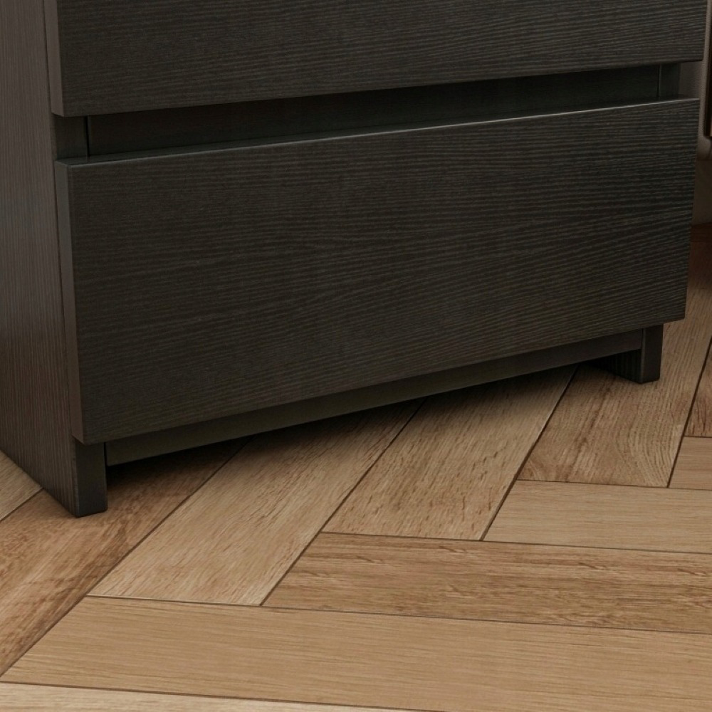 Szafka nocna z 2 szufladami 40 cm – nowoczesny styl loftowy, MDF