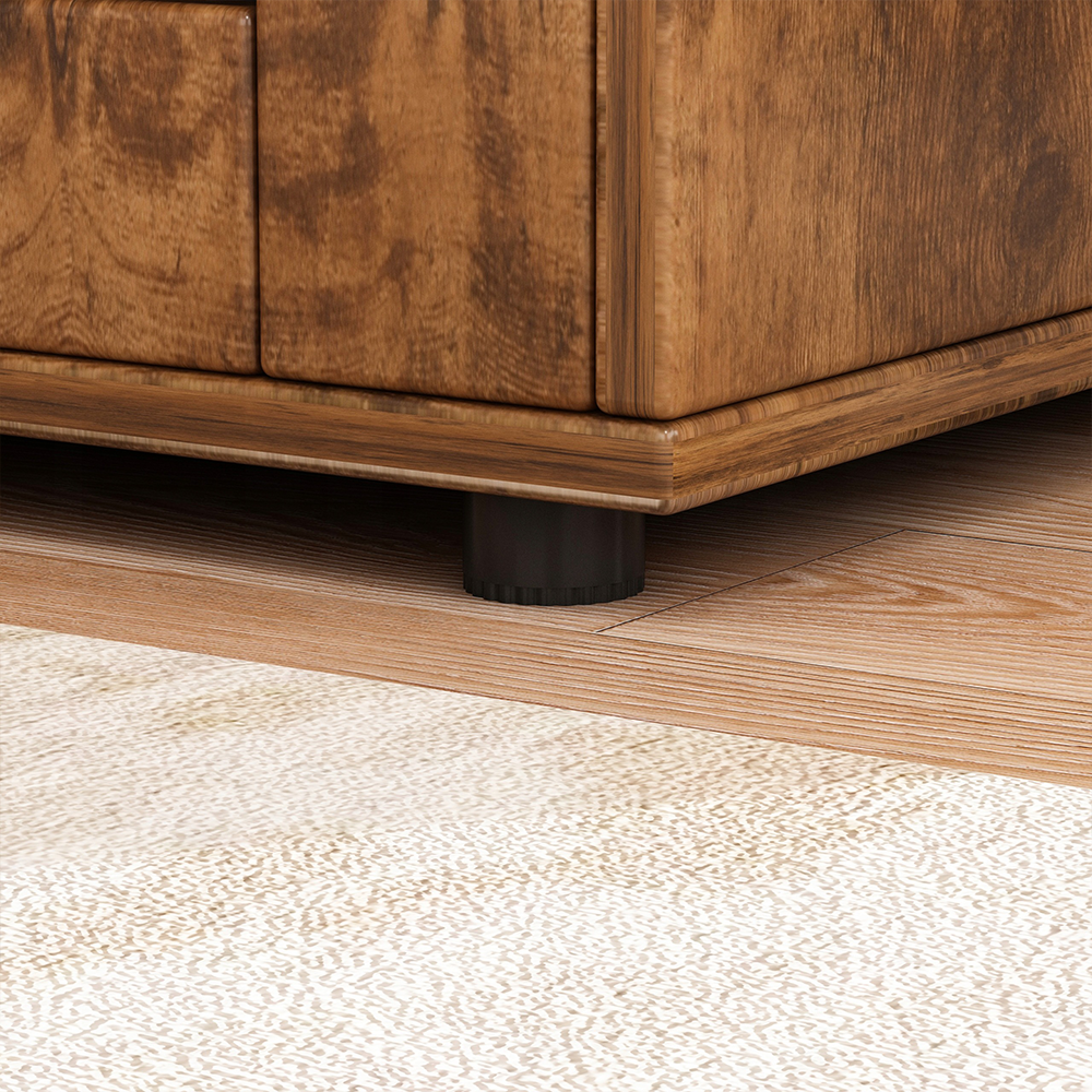 Nowoczesna komoda z 4 szufladami – 60 x 30 x 80 cm | Design z listwami dla eleganckich wnętrz