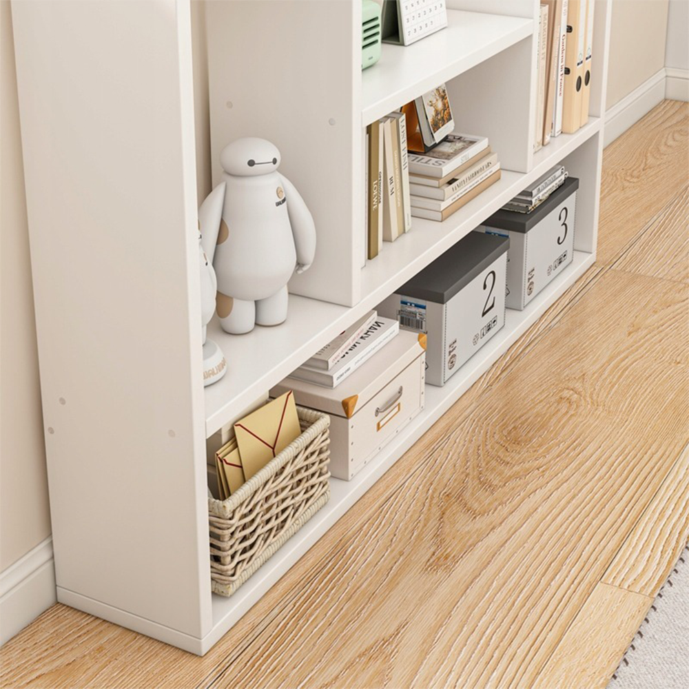 Biała szafka 100x60x16 cm – nowoczesny design, idealna na książki i dekoracje