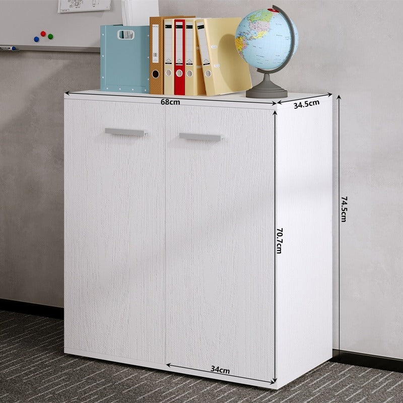 Komoda biała 3 półki loft 68cm