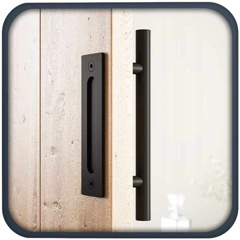 Uchwyt klamka do drzwi przesuwnych czarna matowa