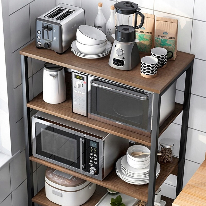 Regał industrialny stojący brązowy wysoki 5 poziomowy loft półki 160 cm