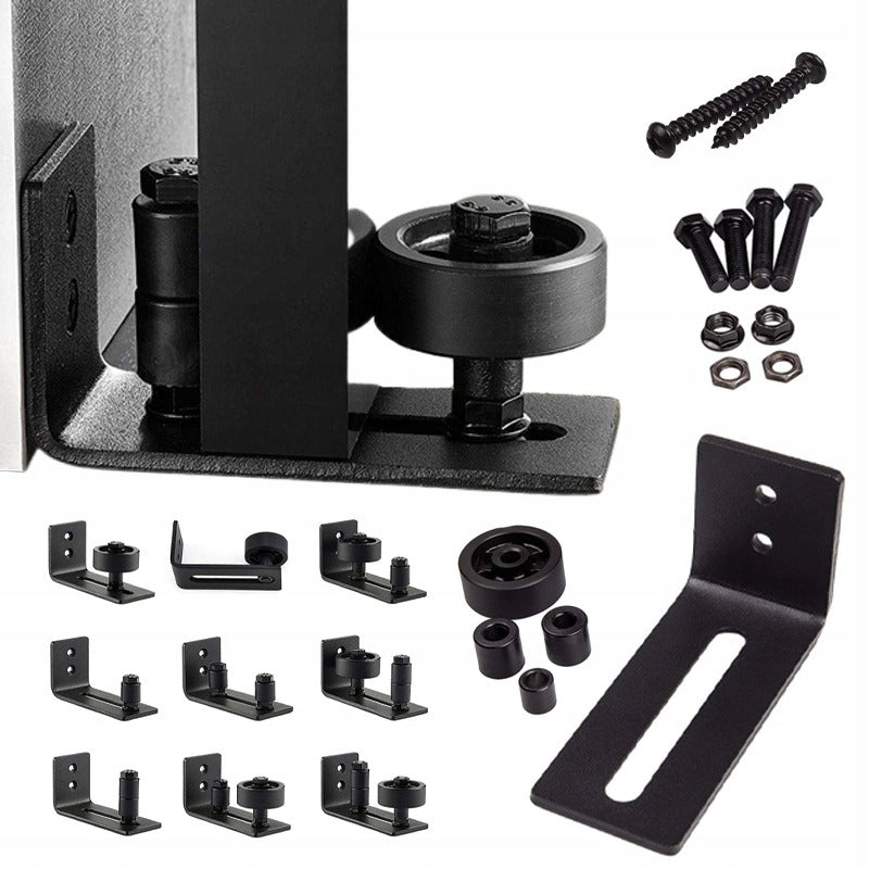 Prowadnica prowadzenie prowadnik dolny do drzwi przesuwnych rolka barn door