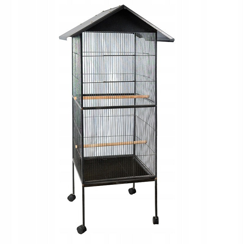 Klatka duża metalowa dla ptaków egzotycznych woliera dla papug kanarków