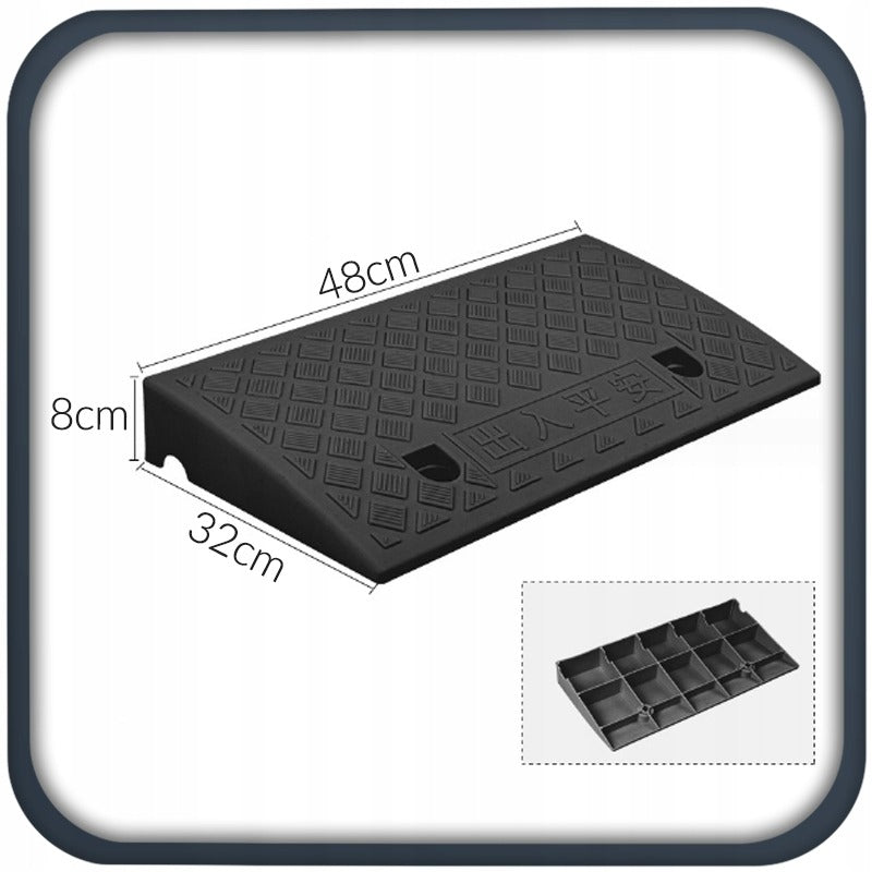 Najazd podjazd krawężnikowy pod krawężnik czarny 8cm mocny wjazd