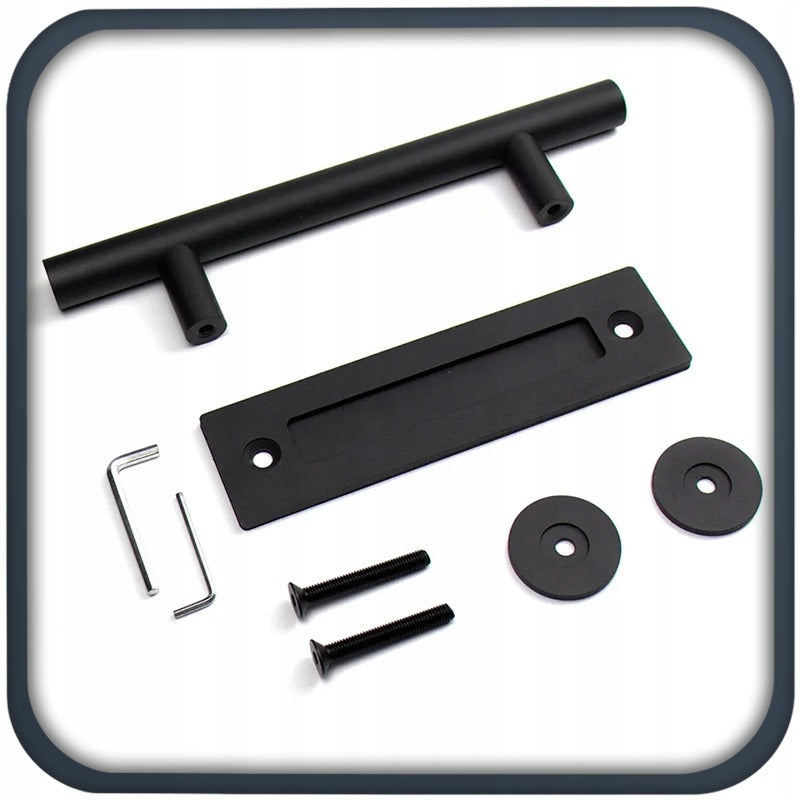 Uchwyt klamka do drzwi przesuwnych czarna matowa