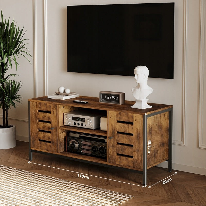 Szafka rtv pod telewizor - brąz 110cm