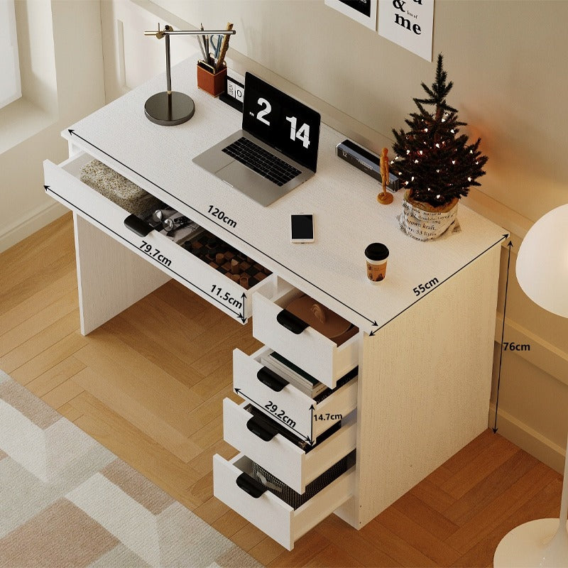 Biurko komputerowe młodzieżowe stolik nowoczesne z szufladami loft 120 cm