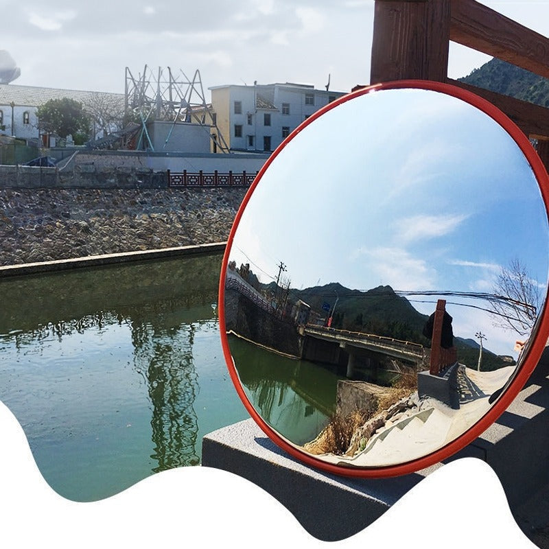 Lustro drogowe magazynowe uchwyt nietłukące sferyczne sklepowe 30cm 300mm