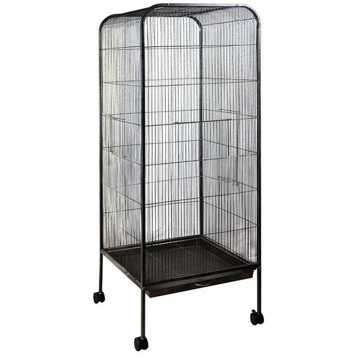 Klatka woliera duża na kółkach dla papug kanarków ptaków egzotycznych