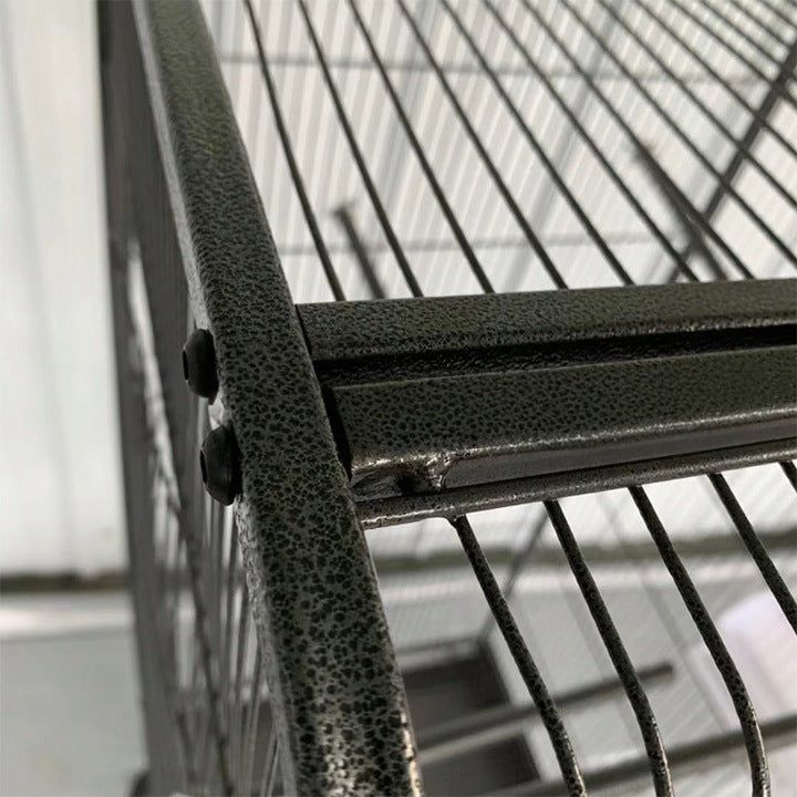 Klatka woliera duża na kółkach dla papug kanarków ptaków egzotycznych