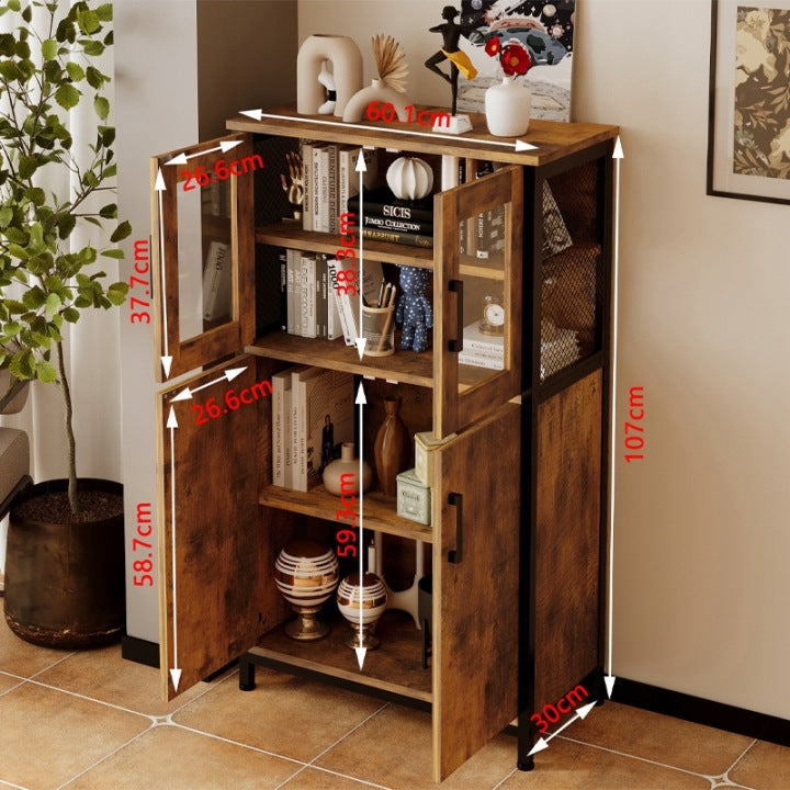 Komoda Rustykalna Loft Retro – Kredens Vintage do Salonu i Kuchni