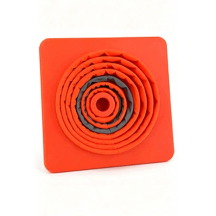 Pachołek Drogowy Składany 45 cm Odblaskowy Teleskopowy Pomarańczowy 25x25 cm