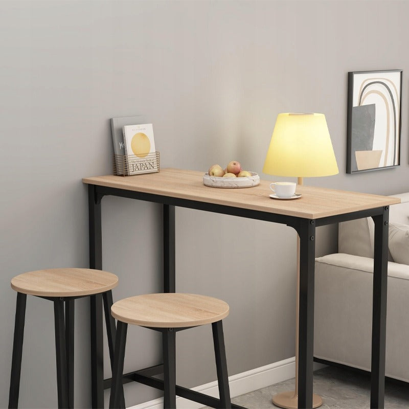 Zestaw barowy stół kuchenny + 2 krzesła hoker