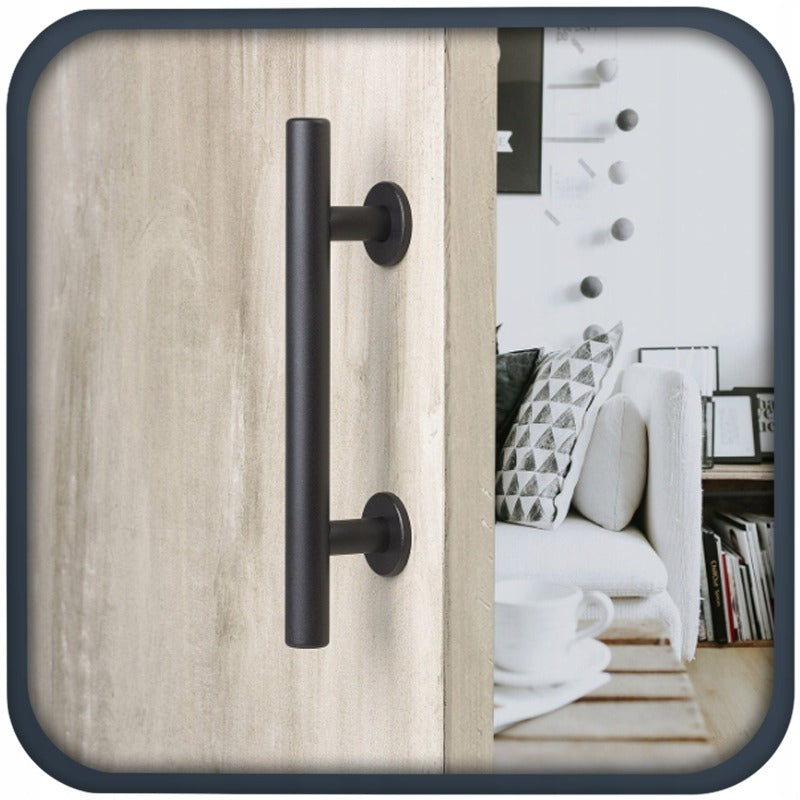 Uchwyt klamka do drzwi przesuwnych czarna matowa