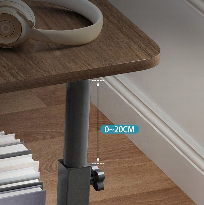 Mobilny stolik pod laptopa z regulacją wysokości na kółkach