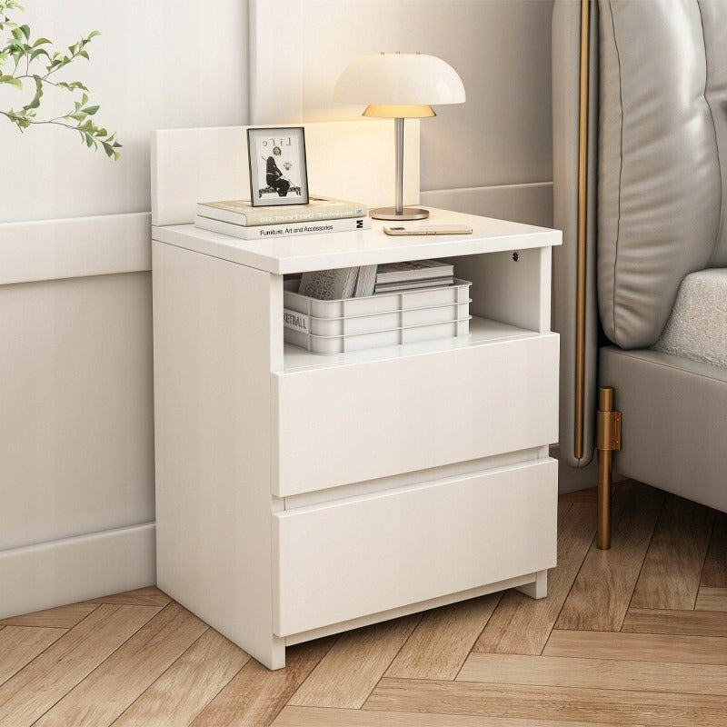 Szafka nocna z 2 szufladami 40 cm – nowoczesny styl loftowy, MDF