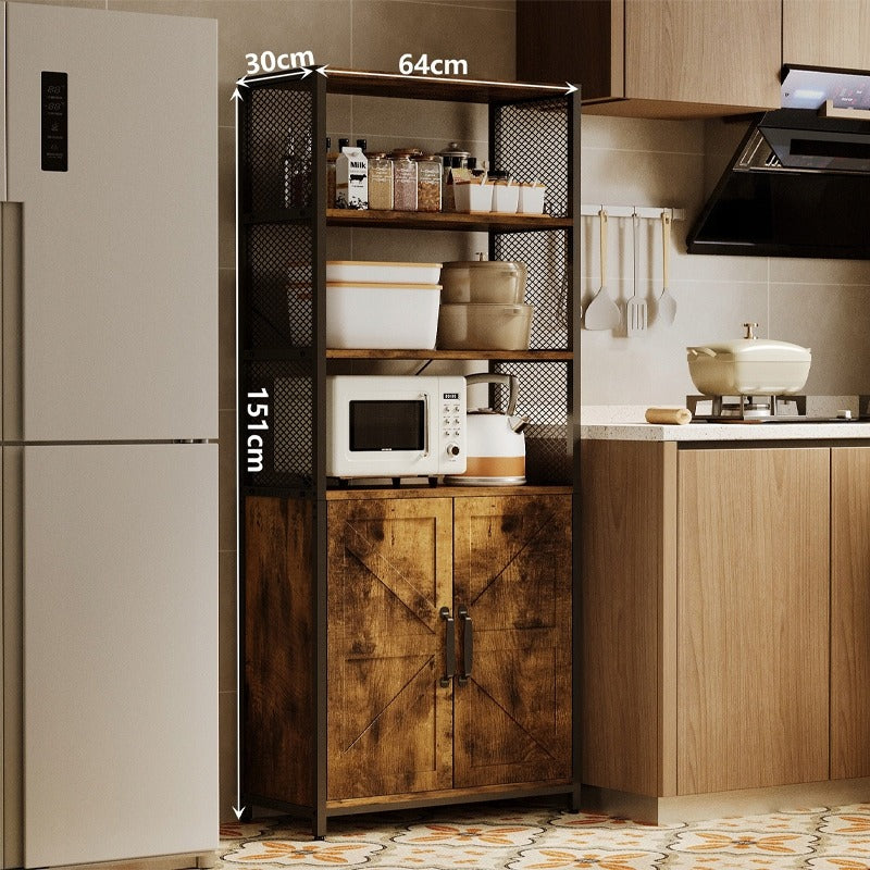 Kredens rustykalny loftowy industrialny stojąca szafka regał komoda 151 cm