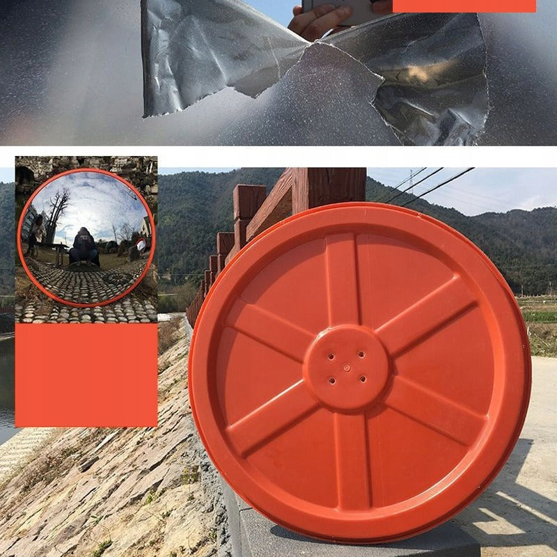 Lustro drogowe magazynowe uchwyt nietłukące sferyczne sklepowe 30cm 300mm