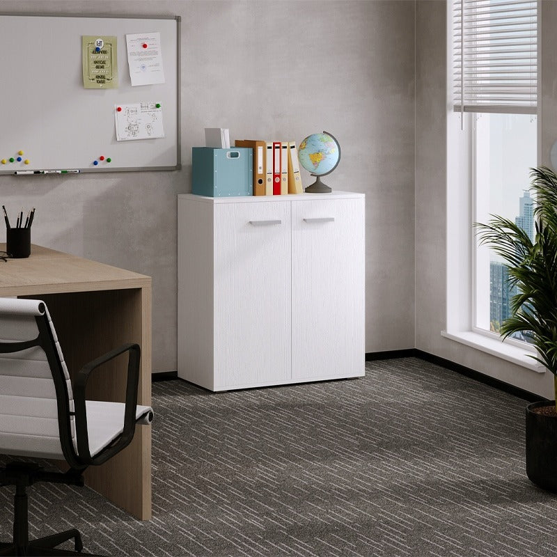 Komoda biała 3 półki loft 68cm