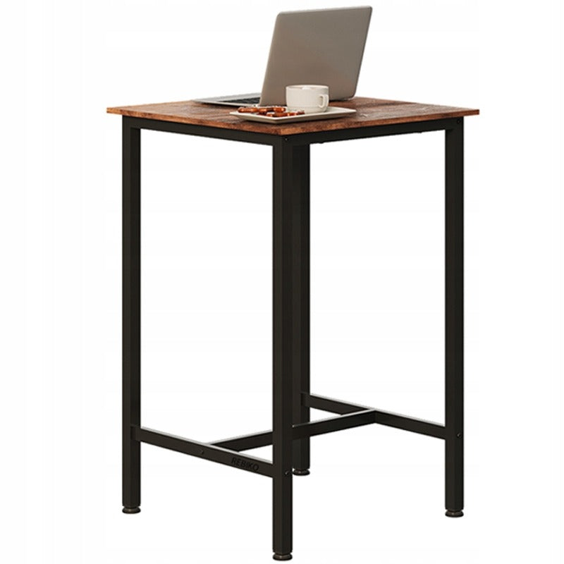Stół barowy kuchenny kwadratowy do kuchni salonu kawowy vintage loft 90 cm