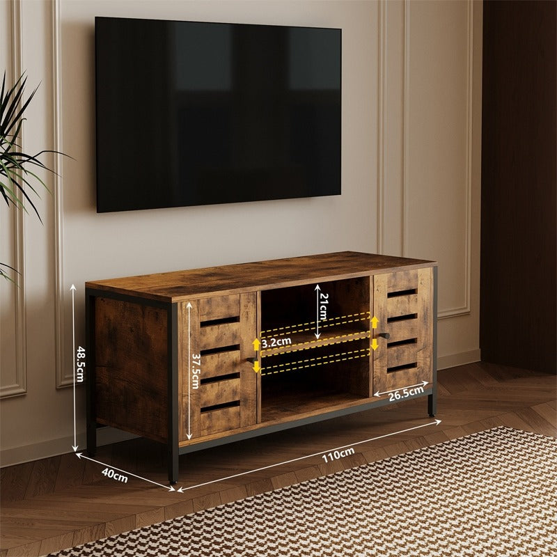 Szafka rtv pod telewizor - brąz 110cm