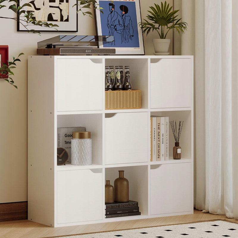 Regał szafka komoda 9półek biała nowoczesna loft