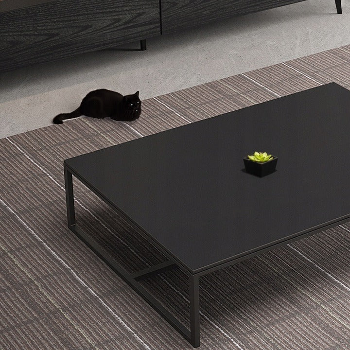 Ława stolik kawowy nowoczesny prostokątny 120 cm czarny industrialny loft